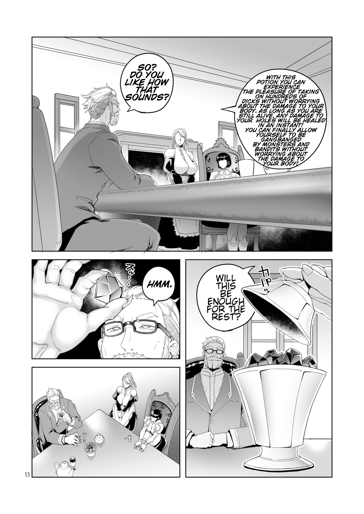 Hentai Manga Comic-Lady Knight Rahel and the Promised Purple Smoke-Read-12